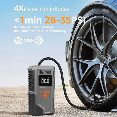 All in one jump starter inflator