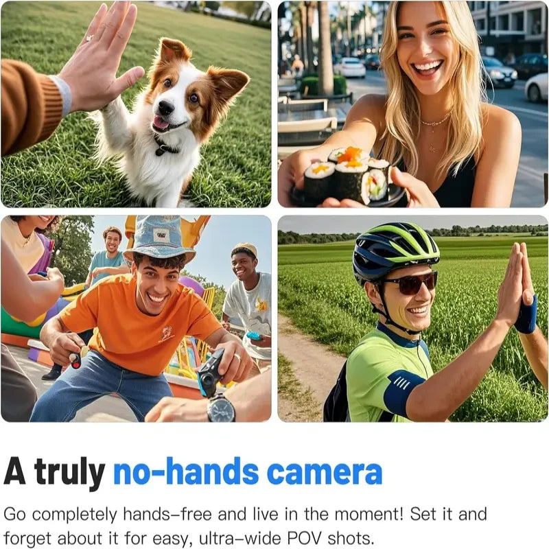 Mini Body Camera with Magnetic Mount