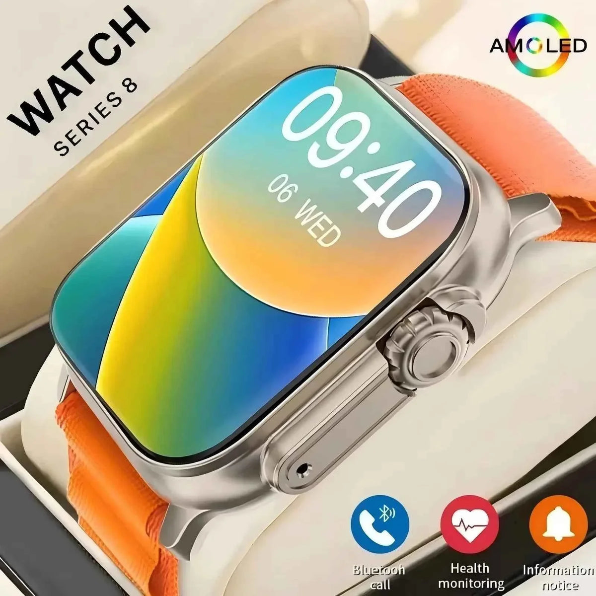 Original T900 Ultra Smart Watch 49mm for Men and Women - Bluetooth Call, BT Music, Game, Wireless Charging, NFC for Android & iOS - Maliame Store