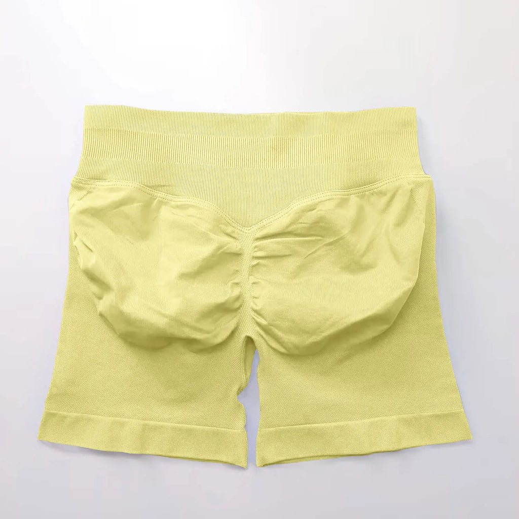 NCLAGEN Seamless Shorts 4.5" Gym Shorts Woman Scrunch Butt Fitness Sports Short Workout Seamless Leggings Running Yoga bottoms - Maliame Store