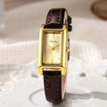 Luxury Watches for Women - Retro Black Quartz Wristwatch for Ladies with Belt - Montre Femme Relogio Feminino Gifts - Maliame Store