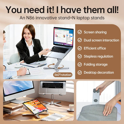 Foldable Laptop Stand 360°Rotation