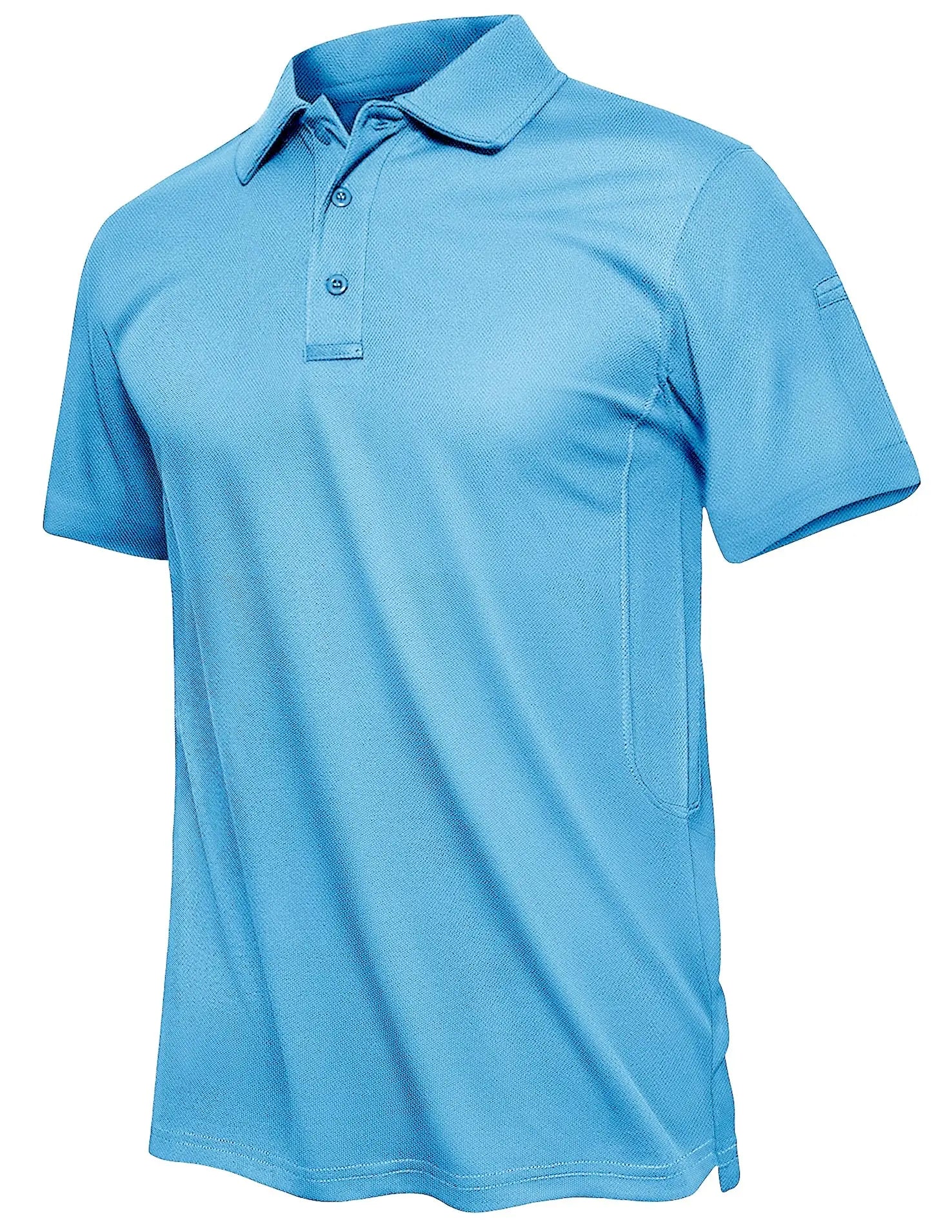 TACVASEN Summer Polo Tee Shirts Men's Short Sleeve Quick Dry T-shirt Breathable Work Shirt Fishing Hiking Golf Polos Top Man - Maliame Store