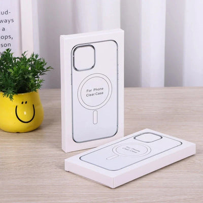 Coque Magnétique Rigide en Cristal pour iPhone