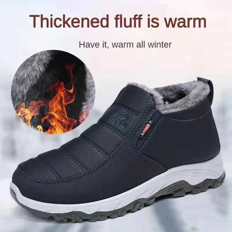 Men's Shoes Autumn Winter Casual Cotton Warm Wear Resistant Chunky Sole Affordable Free Shipping