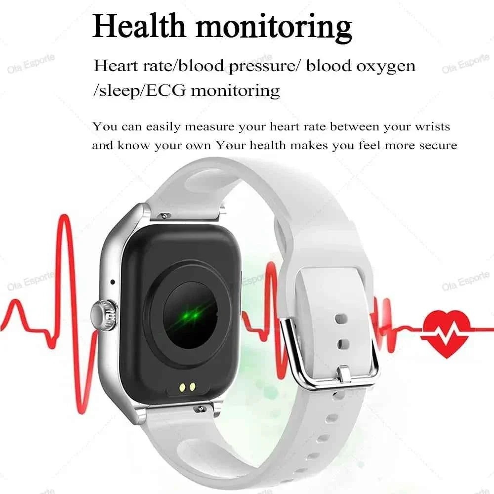 Smart Watch For Android IOS Watches 1.83inch HD Display Bluetooth Call Message Alert Music Sports Mode Smartwatch Men Women Gift - Maliame Store