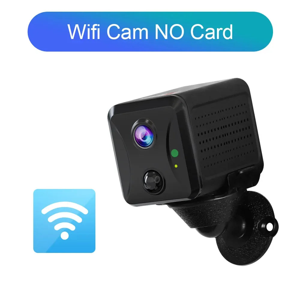 LS VISION Mini caméra de sécurité 4G 5MP Carte SIM Caméra Wifi sans fil 3800mAh Caméscope Détection humaine PIR Enregistreur vidéo Ubox