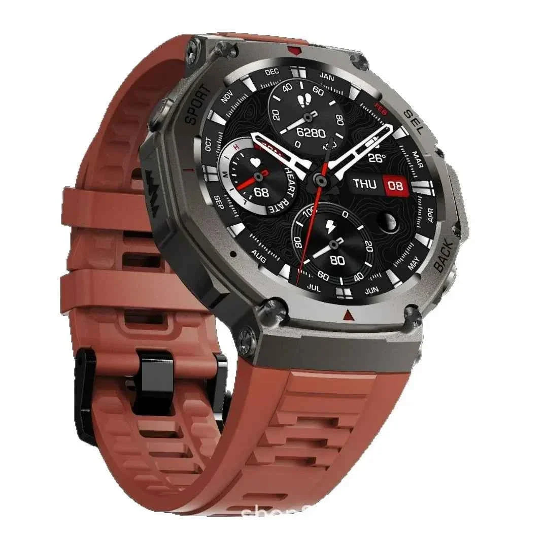 T-Rex 3 Ultra GPS Smart Watch Military Sport Smartwatch Men New For Xiaomi 5ATM Waterproof Built-in Dual-band GNSS Compass - Maliame Store