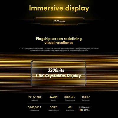 Téléphone portable POCO X7 Pro - Libérez une technologie et des performances de pointe