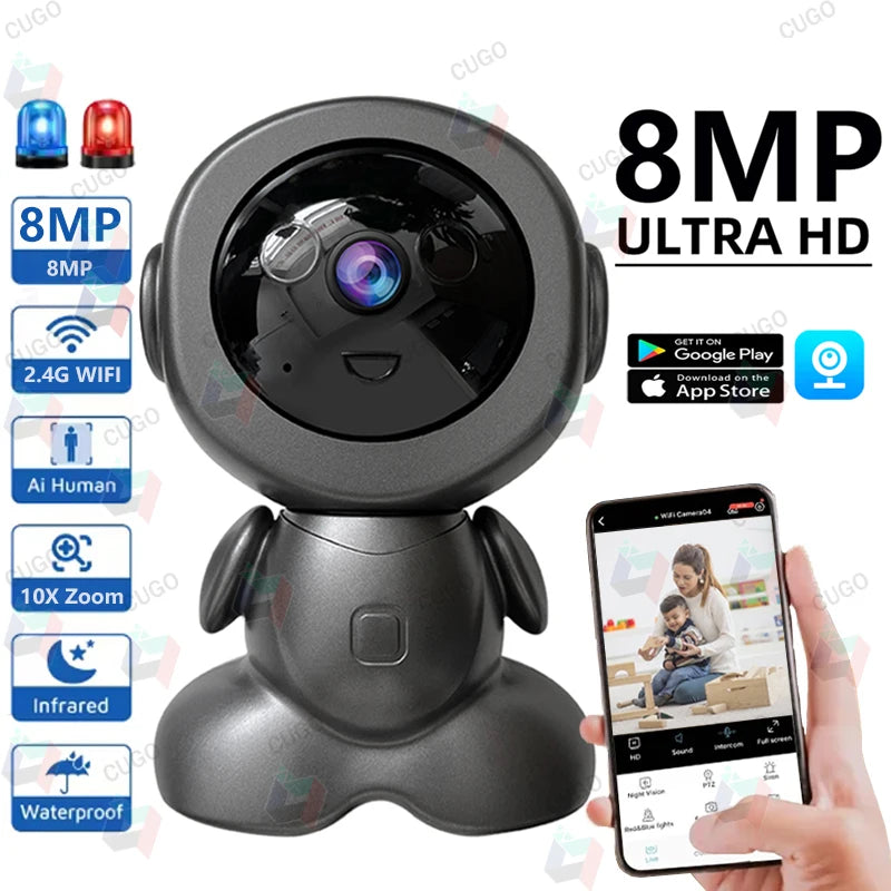 8MP Wifi Surveillance Camera