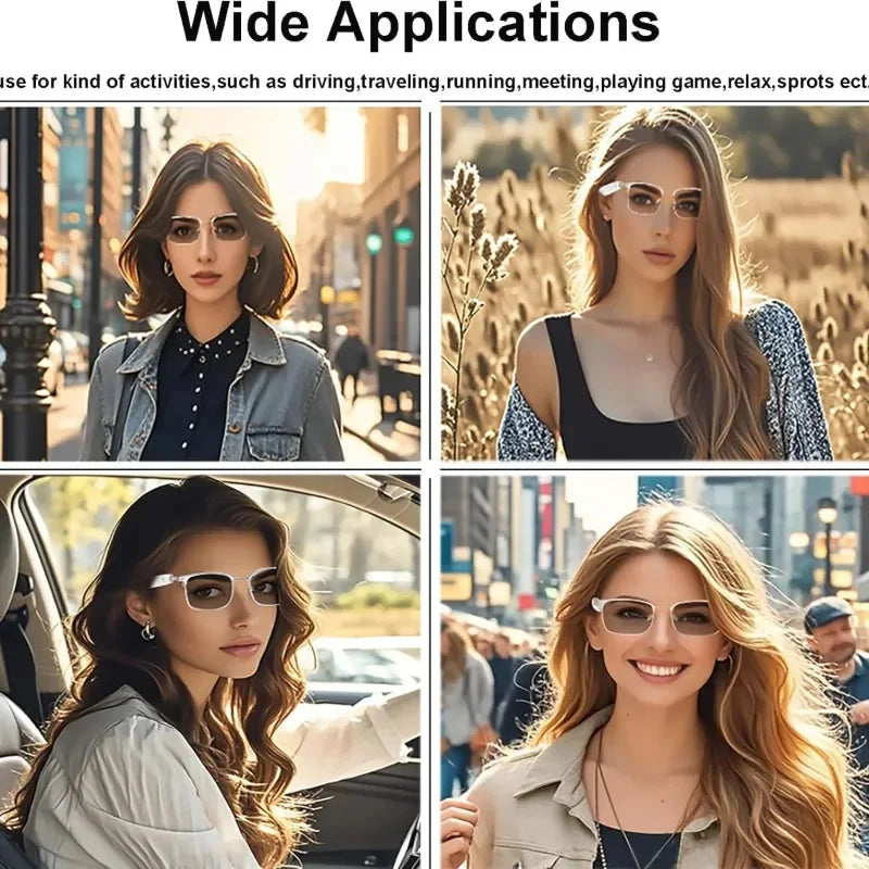Bluetooth Smart Glasses with Photochromic Lenses