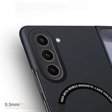 Funda ultrafina con tacto de piel: Carga inalámbrica MagSafe para Samsung Z Fold 7, 6, 5 y 4