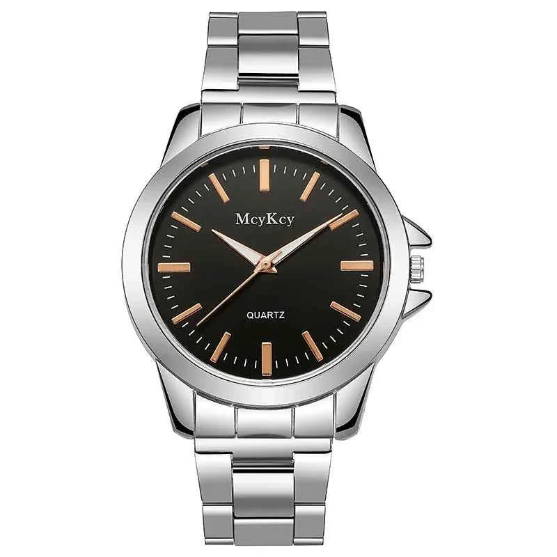 Men's Fashion Stainless Steel Watch - British Style Business Quartz Sports Wristwatch for Men - Maliame Store