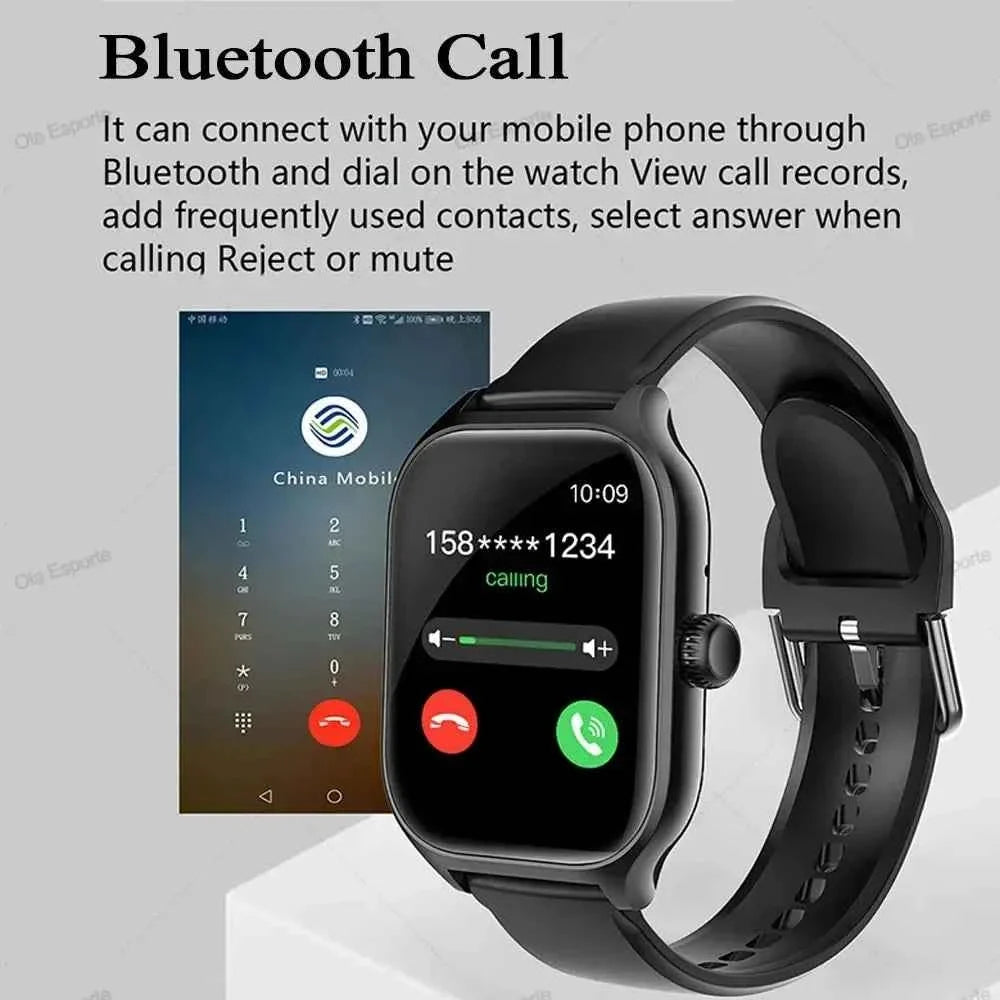 Smart Watch For Android IOS Watches 1.83inch HD Display Bluetooth Call Message Alert Music Sports Mode Smartwatch Men Women Gift - Maliame Store