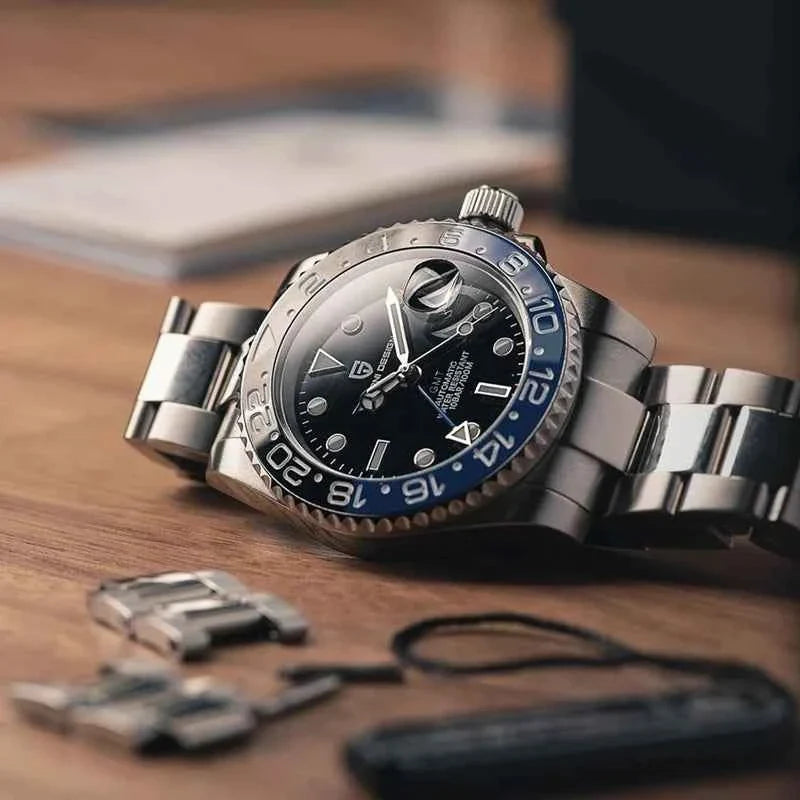 PAGANI DESIGN V3 Version GMT Watches Men's Luxury Sapphire Automatic Mechanical Watch 40MM Stainless Steel Waterproof Watch - Maliame Store
