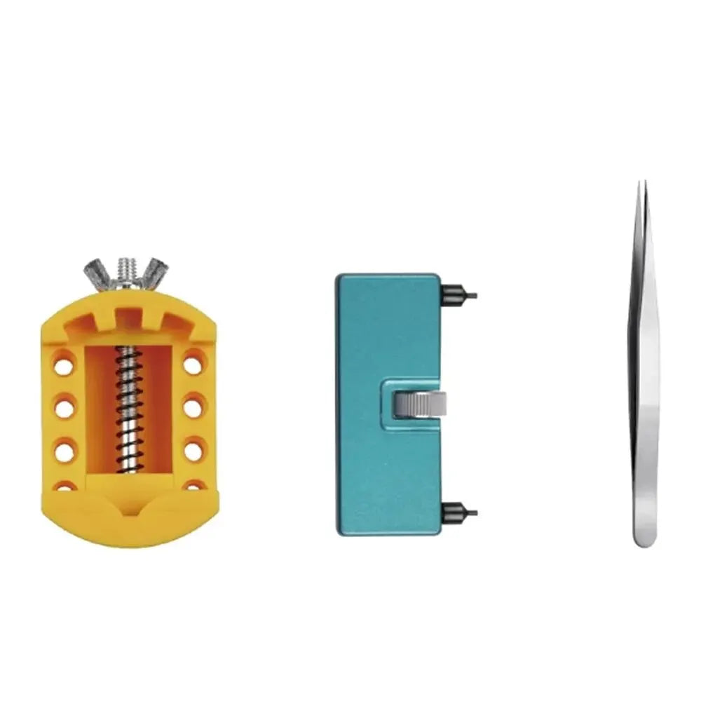 3 in 1 Repair Tool Set Watch Back Remover Tool Adjustable Opener Back Case Remover Watch Case Back Opener Repair Remover Holder - Maliame Store