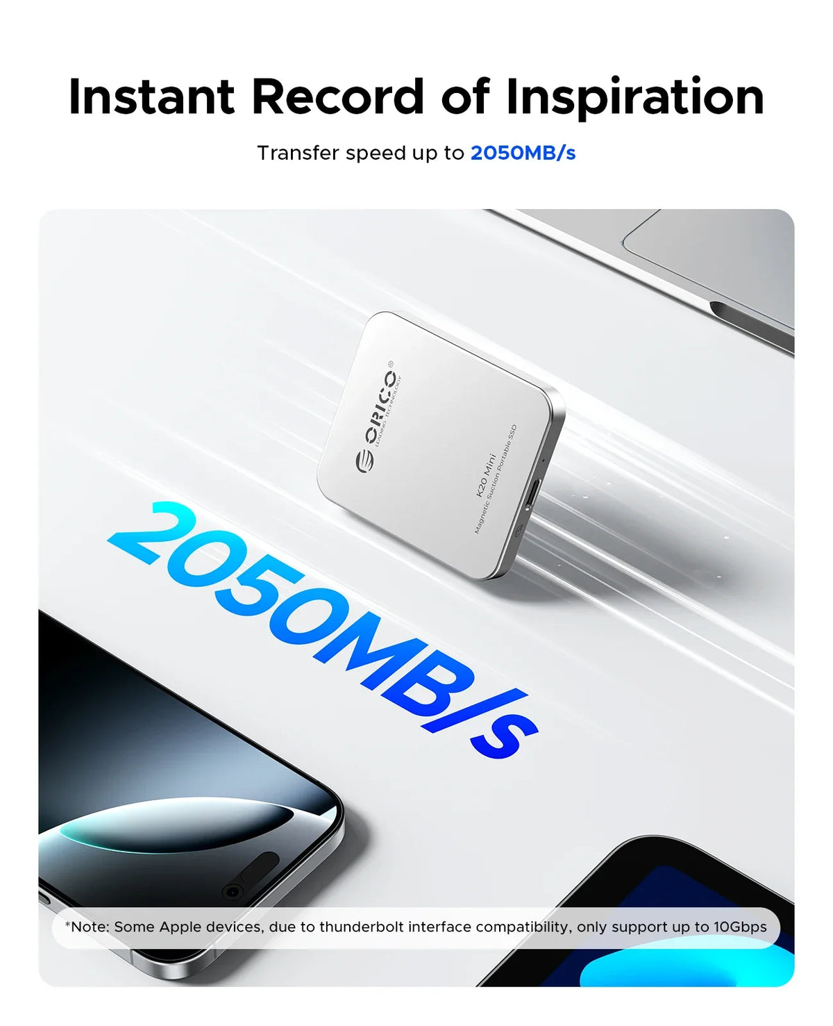 ORICO K20Mini Magnetic External SSD