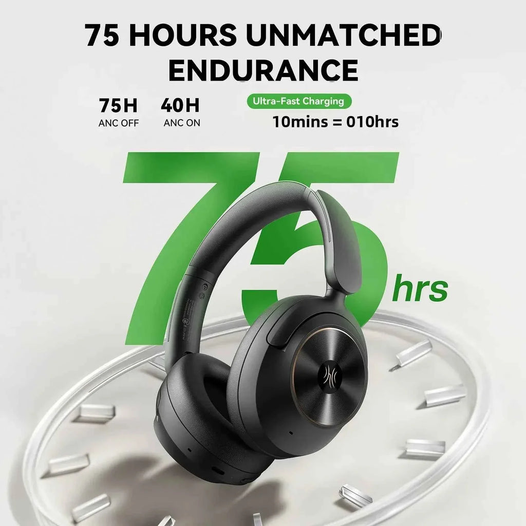 Oneodio A6 ANC Wireless Headphones - 48dB Hi-Res LDAC Audio - Maliame Store