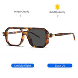 Gafas de lectura de doble haz de moda retro para hombre