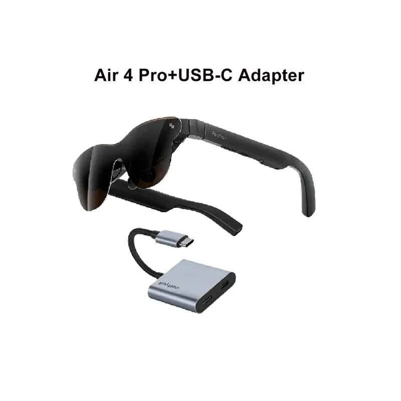 RayNeo Air 4 Pro smart AR glasses Supports HDR10 3840Hz 4 speakers 1200 nits Micro-OLED dual-layer screen AR glasses - Maliame Store