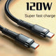 PD 120W Super Charging For Samsung S24 S23 USB C TO USB Type C Cable For iPhone 15 Plus Pro Max Xiaomi 11 4.0 Quick Fast Charger - GigaDeals