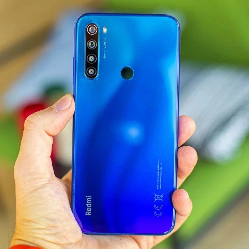 Smartphone Xiaomi Redmi Note 8 6Go 128Go Firmware Global avec coque de protection Téléphone Android original Batterie 4000mAh Quadruple appareil photo