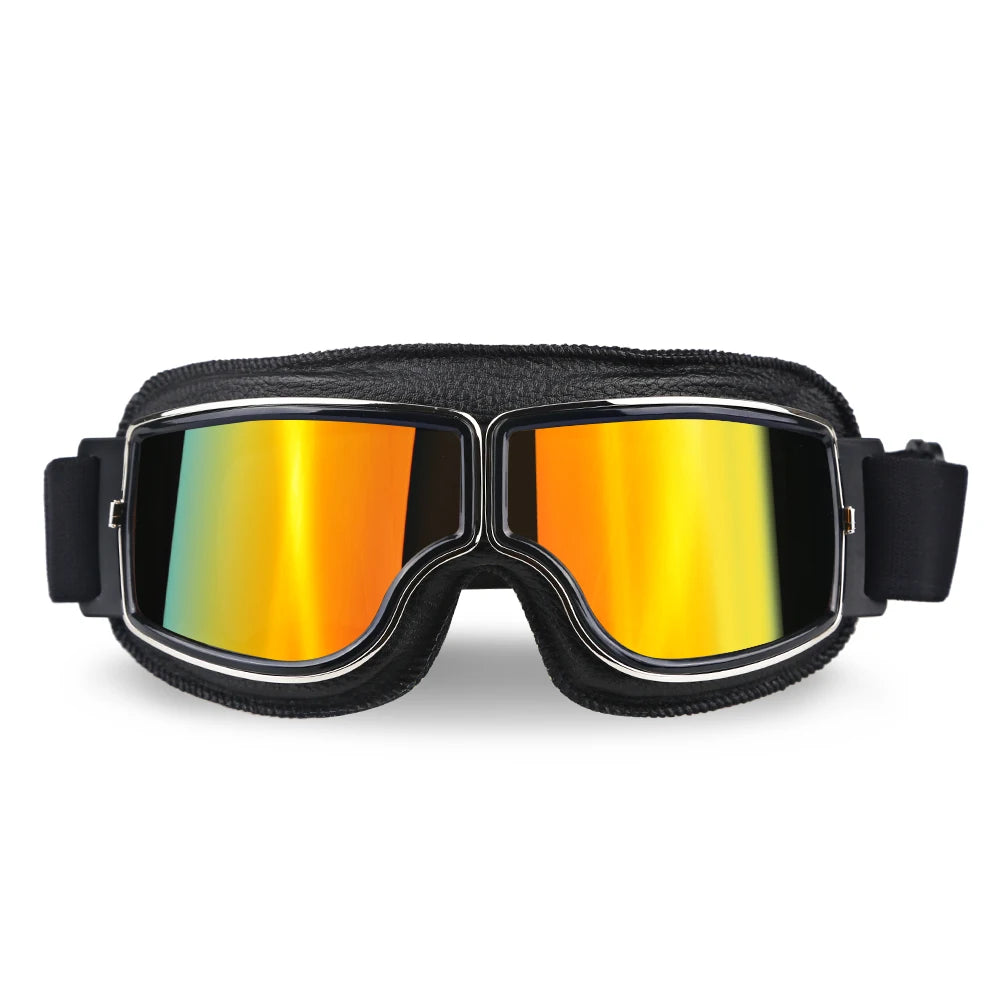 Retro Helmet Goggles For Motorcycle Universal Motocross Glasses With Breathable Hole Sunglasses Accessories Motorcycle Glasses - Maliame Store