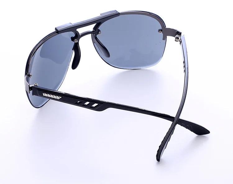 2024 New Sunglasses UV 400 Vintage Punk Rimless Rectangle Men Fashion Glasses Trendy Small Frame Sun Glasses Frameless Eyewear - Maliame Store