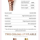 OLEVS 7006 Rose Gold Women's Watch