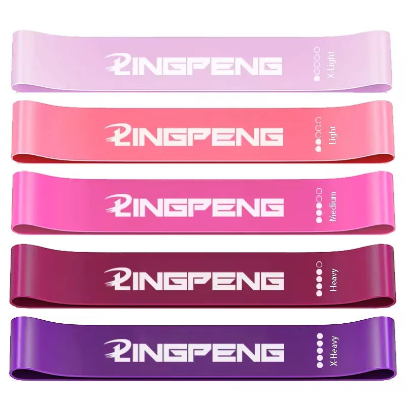 Different Resistance Bands Yoga Band Fitness Exercise Training Hip Tension Band Leg Squat Dance Elastic Loop Stretch Band - Maliame Store