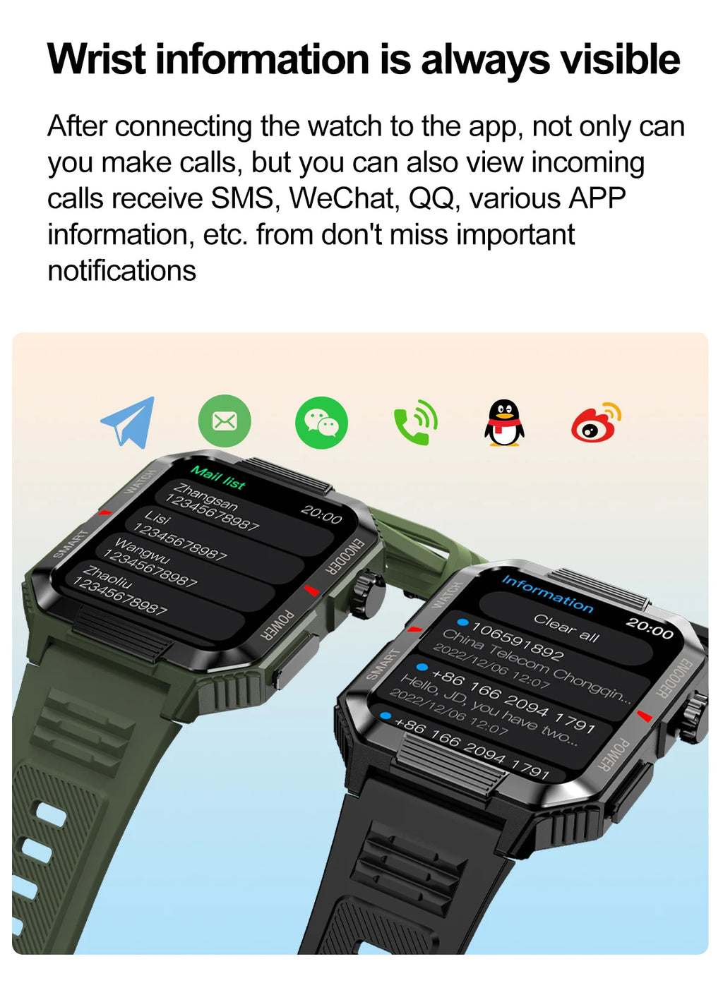 2025 new smart watch, 1.99-inch high-definition large screen, support Bluetooth calls, health monitoring, weather data