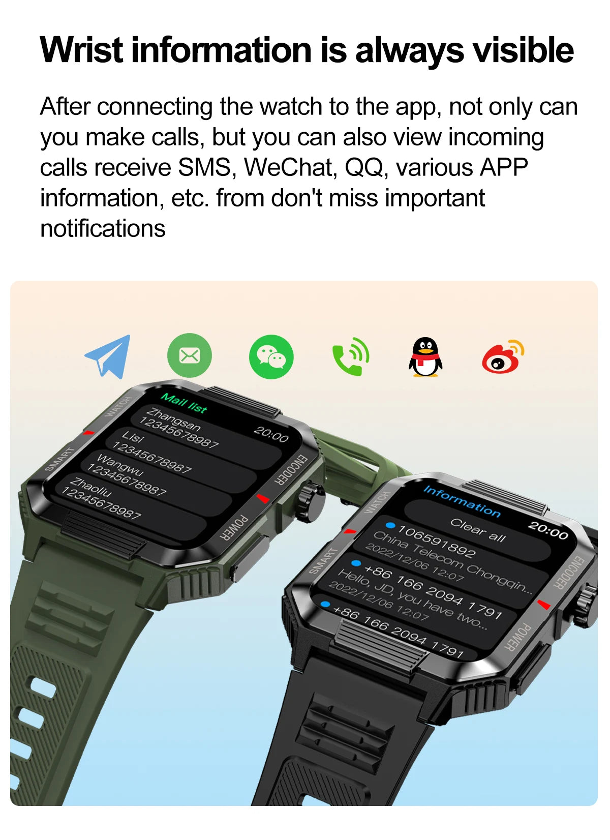 2025 new smart watch, 1.99-inch high-definition large screen, support Bluetooth calls, health monitoring, weather data