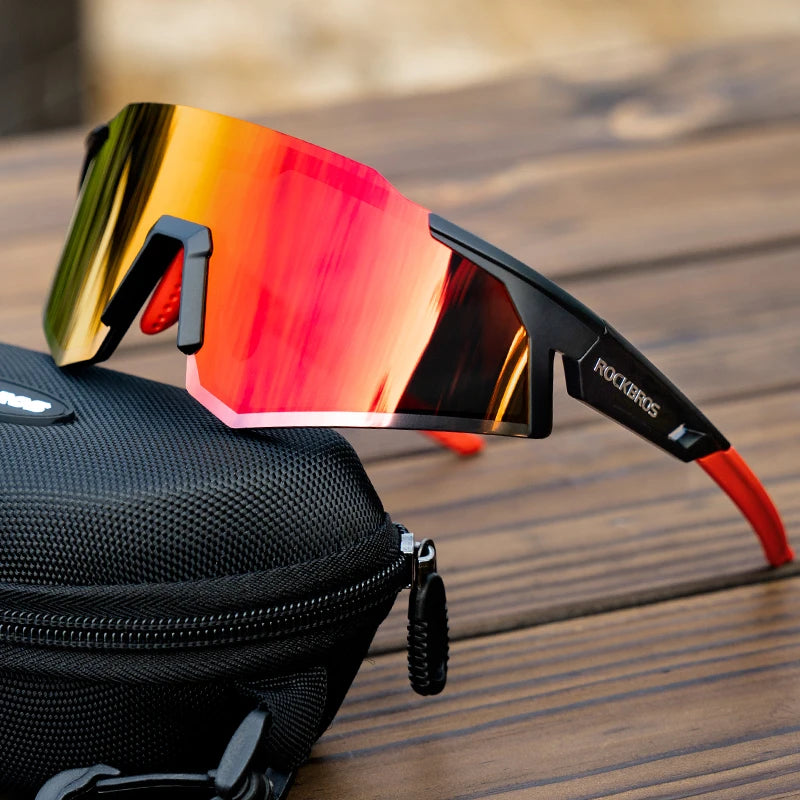ROCKBROS Bicycle Glasses Photochromic / Polarized Lens Bike Sunglasses Eyewear Sun Protect Sports MTB Road Adult Cycling Glasses - Maliame Store