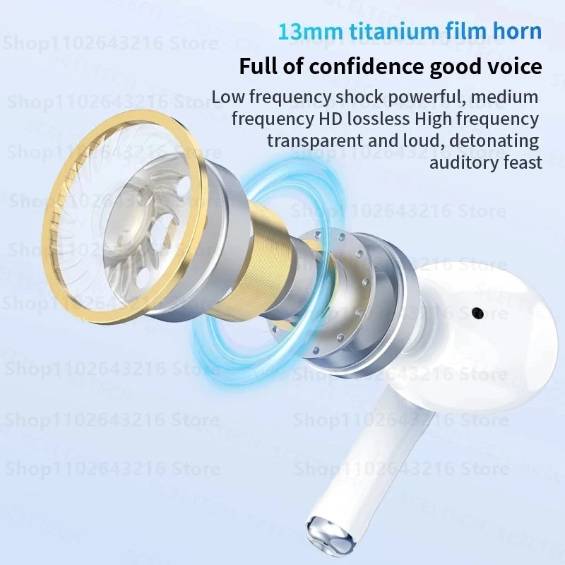 2024 New Air Pro True Wireless Bluetooth Earphones Headphones HiFi Sound Low Latency Noise Reduction Earbuds for IPhone Android - Maliame Store