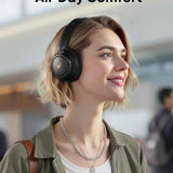 Auriculares Soundcore Life Q30: auriculares híbridos inalámbricos Bluetooth con cancelación activa de ruido y diadema.