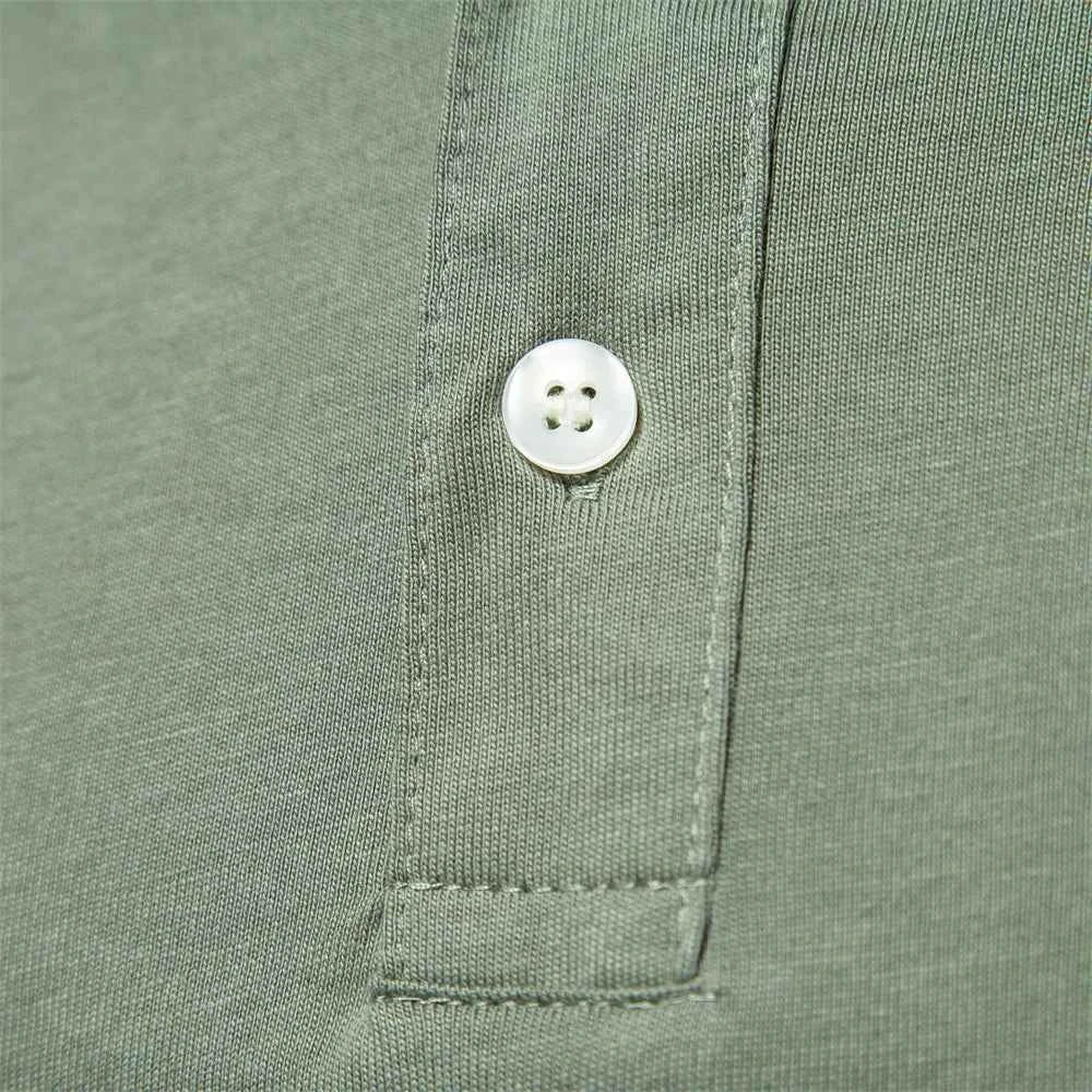 AIOPESON 100% Cotton Embroidery Men's Polo Shirts Solid Color Short Sleeve Polo Shirts for Men New Summer Brand Social Polos Men - Maliame Store