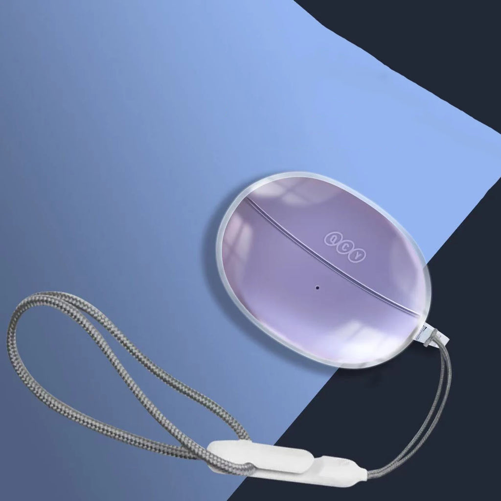 For QCY Crossky C30 Earbuds New Case(2024),Transparent Shell TPU Case Cover Shockproof Protective For QCY C30S Earbuds With