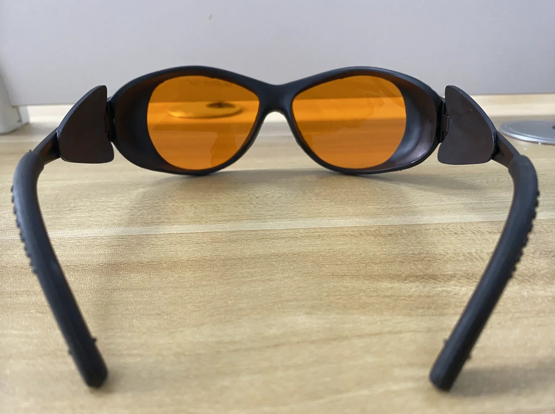 LSG-9 190-490nm OD6+ CE For 405nm 445nm 450nm 473nm violet and blue laser safety glasses VLT 50%  With Case and Cloth - Maliame Store