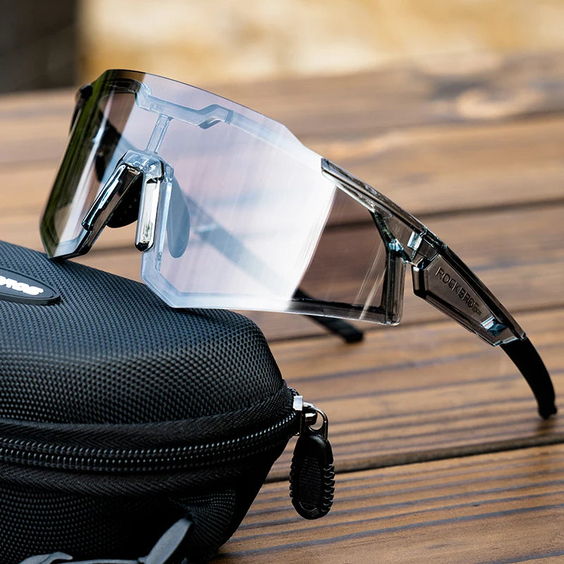 ROCKBROS Bicycle Glasses Photochromic / Polarized Lens Bike Sunglasses Eyewear Sun Protect Sports MTB Road Adult Cycling Glasses - Maliame Store