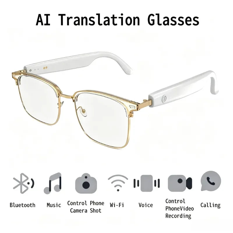 Bluetooth Smart Glasses with Photochromic Lenses