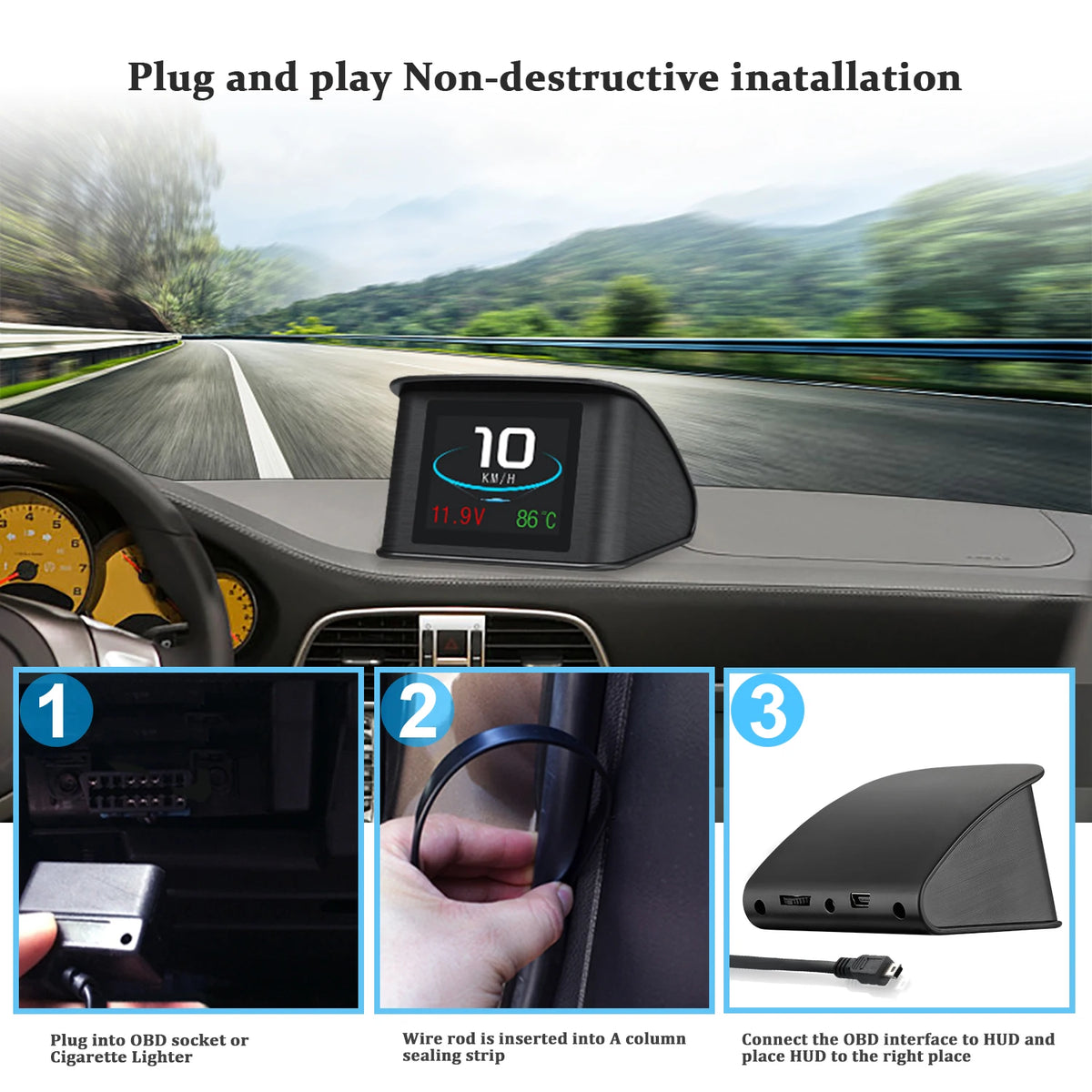 P10 OBD2 Head-Up Display