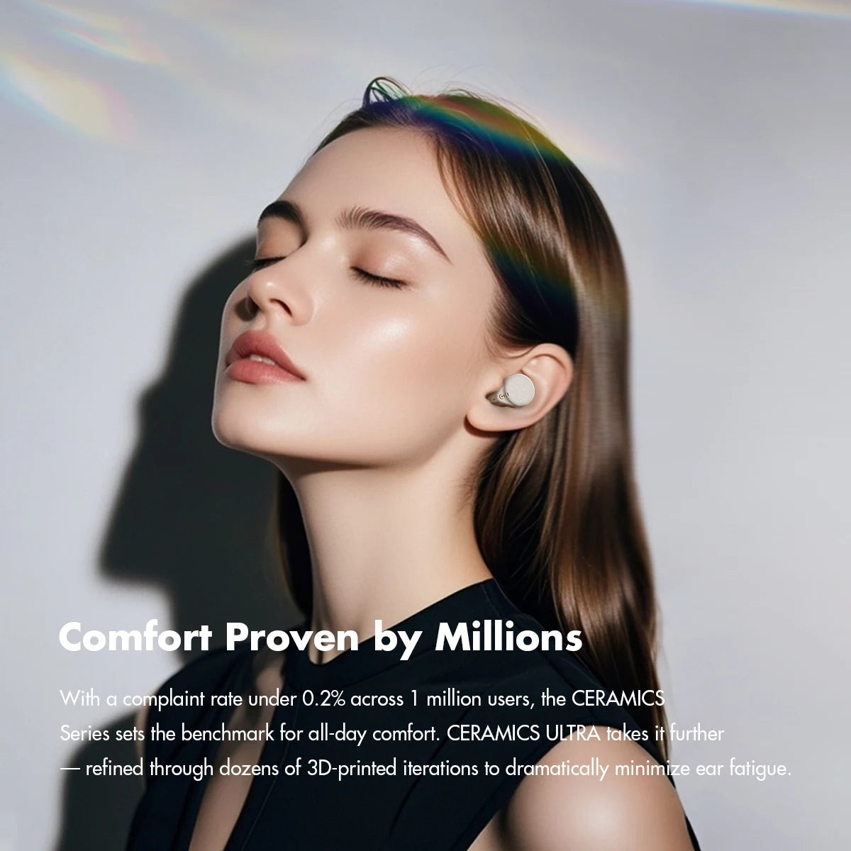 ROSESELSA Ceramics Ultra ANC Earbuds