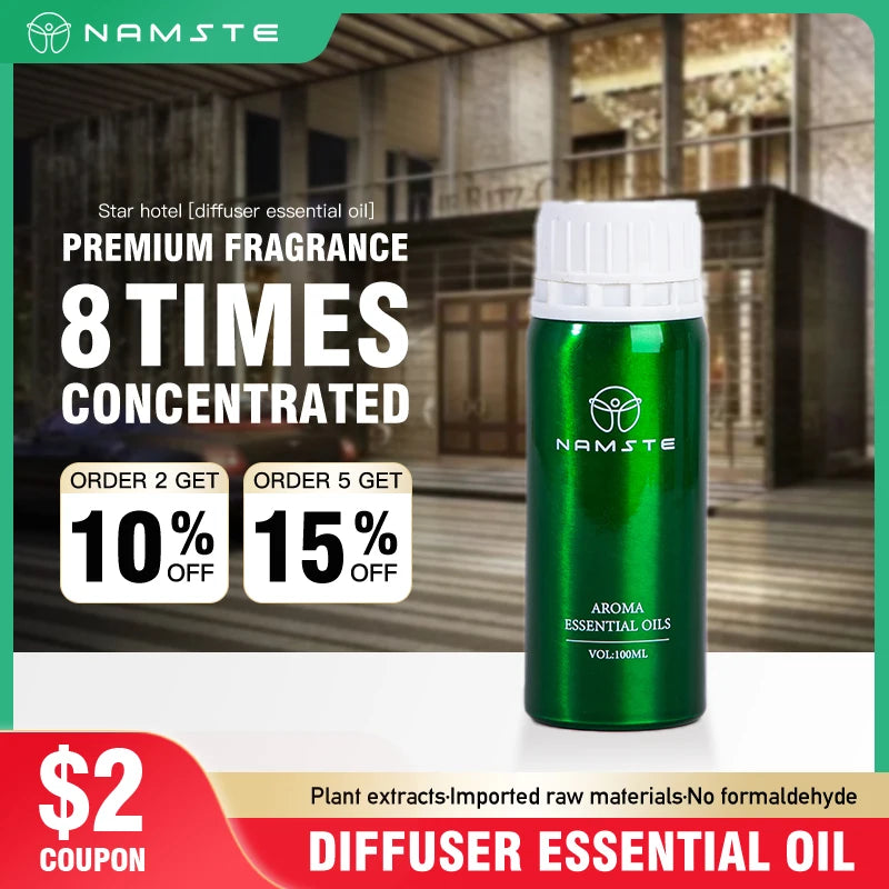 NAMSTE 100ML PURE Plant Essential Oil Room Fragrance Air Freshener Winter Sweet Orange Fragrance Oils For Diffuser & Humidifier - Maliame Store