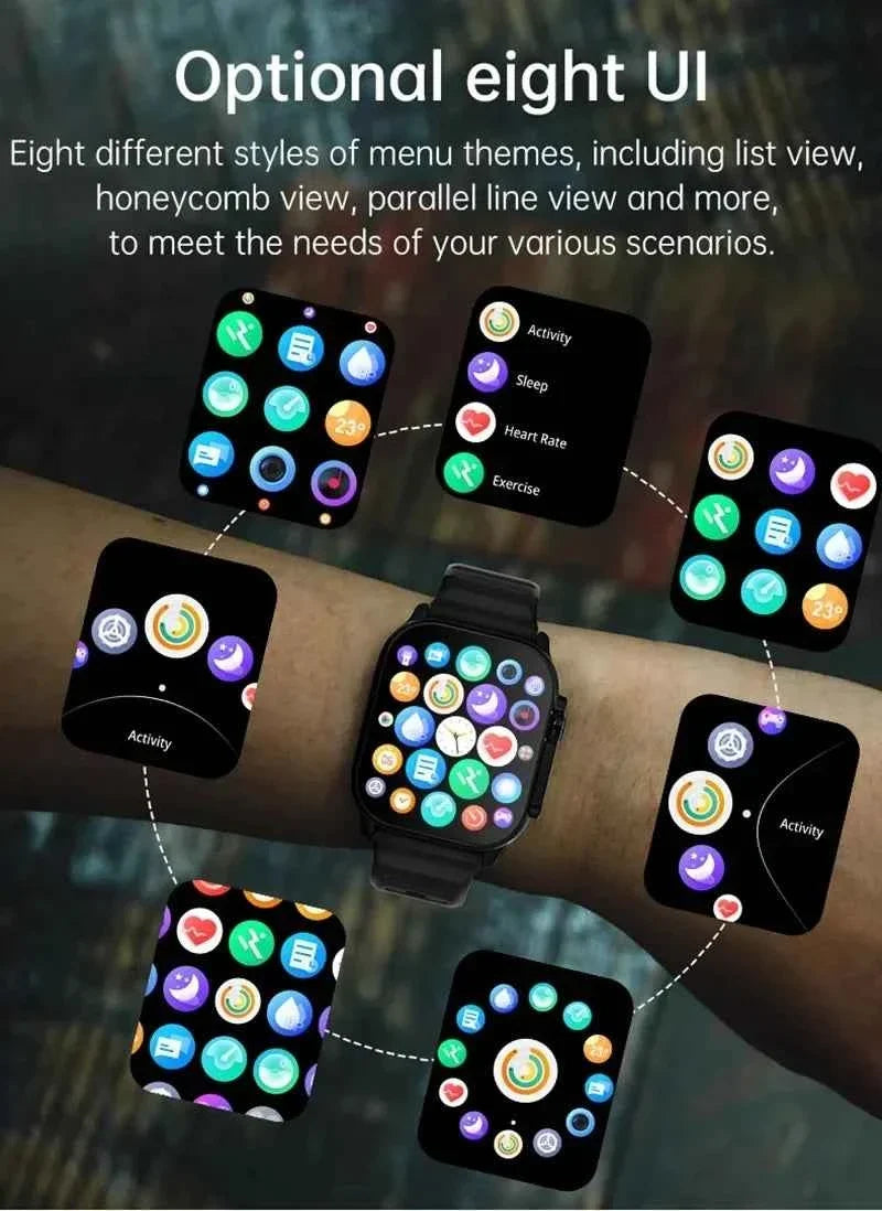Original T900 Ultra Smart Watch 49mm for Men and Women - Bluetooth Call, BT Music, Game, Wireless Charging, NFC for Android & iOS - Maliame Store