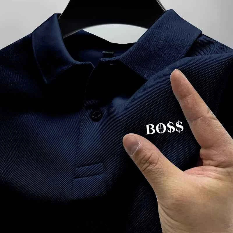 2025Men's Short Sleeve Polo Shirt, Quick Dry, Breathable, Casual, Stylish, Business, Sports, Summer, High, New - Maliame Store