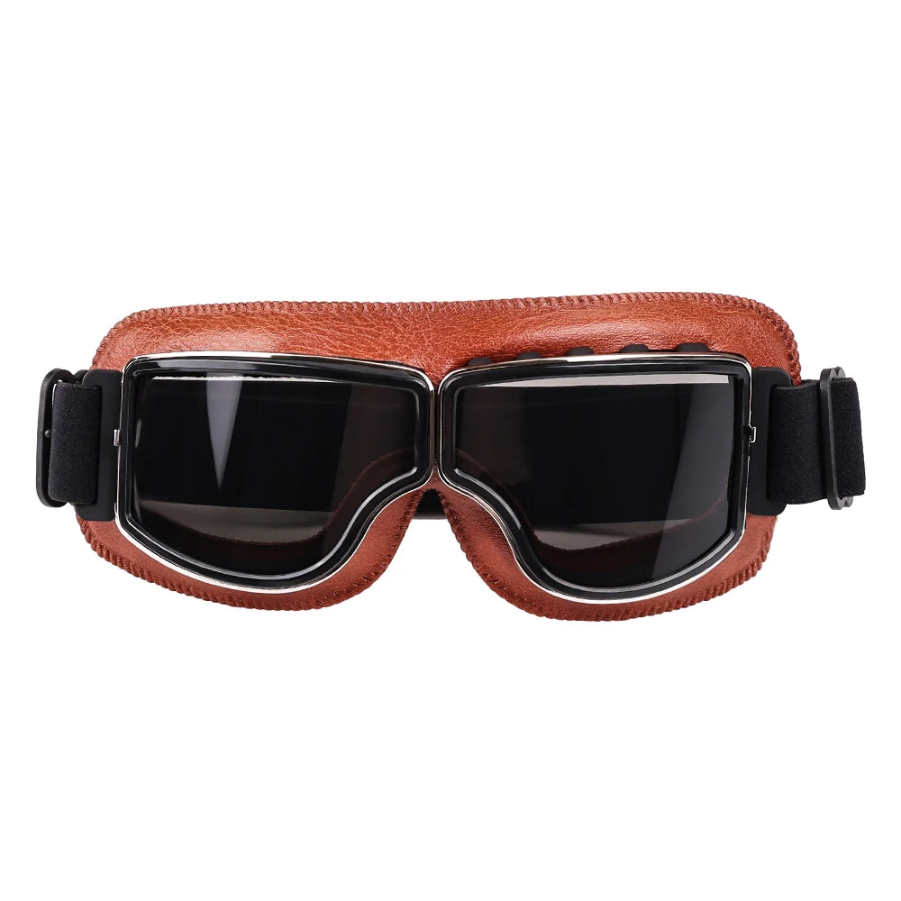 Retro Helmet Goggles For Motorcycle Universal Motocross Glasses With Breathable Hole Sunglasses Accessories Motorcycle Glasses - Maliame Store