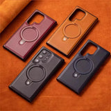 Leather MagSafe Case for Galaxy S26