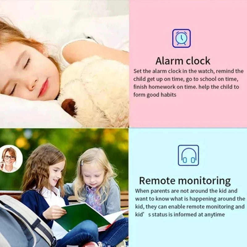 Xiaomi MIJIA Kids 4G Smart Watch SOS GPS Location Sim Card Call Child SmartWatch Camera Waterproof Watch Gift For Ios Android - Maliame Store
