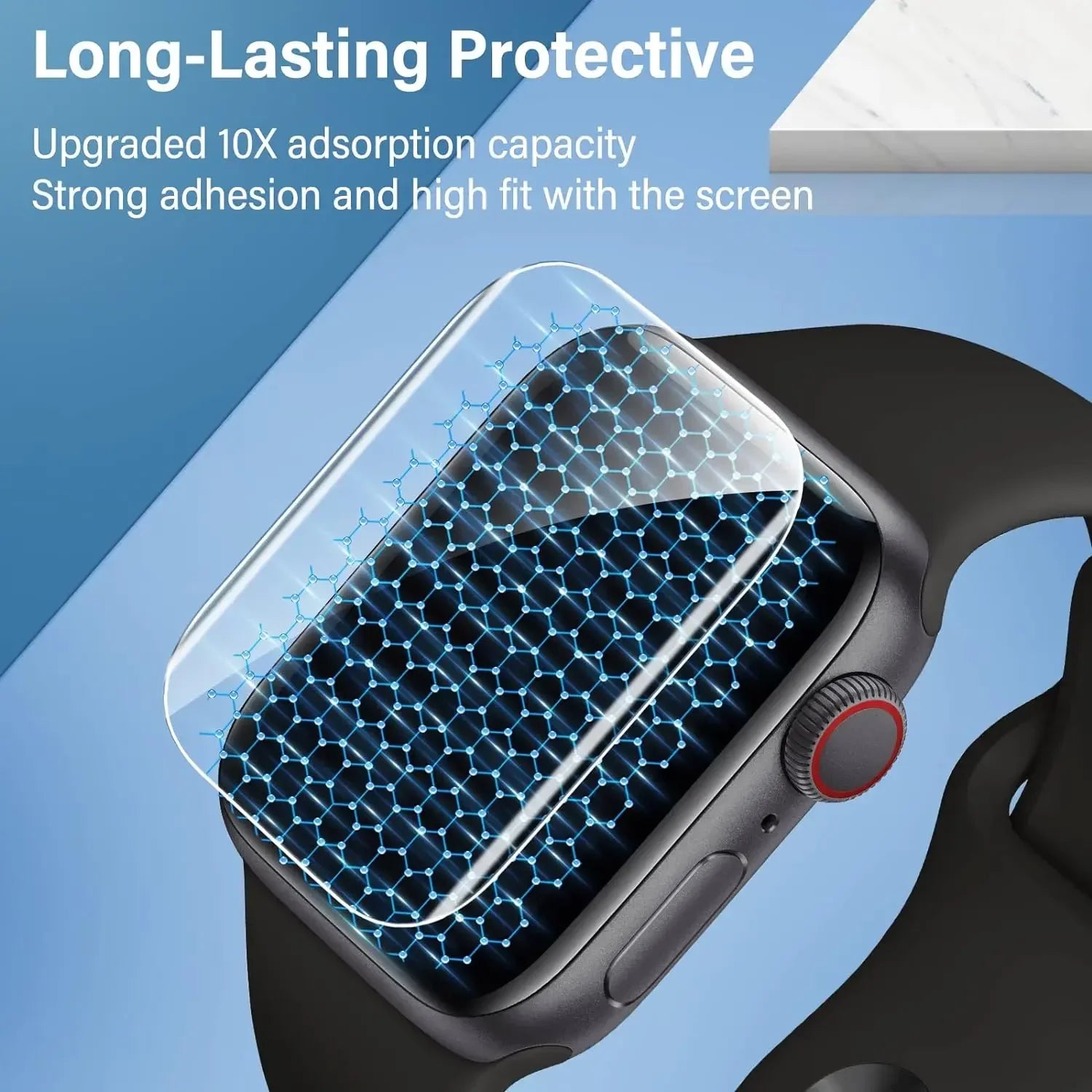 5PCS Protective Film for Apple Watch Screen Protector 49mm Accessories 40mm 44mm 45mm 41mm  Series 10 46mm 42mm 9 8 7 Se Ultra 2 - Maliame Store