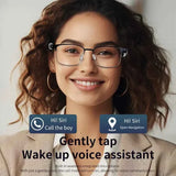 Prescription Photochromic Sunglasses - Bluetooth Smart Glasses for Myopia